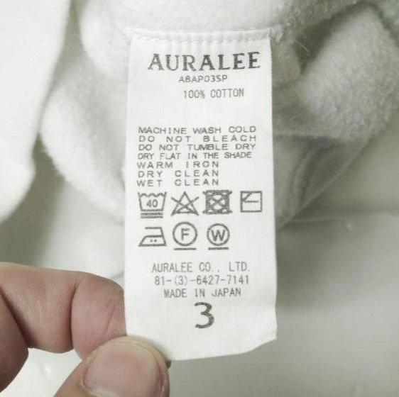 AURALEE x 5525gallery オーラリー 5525ギャラリー 18AW 別注 日本製