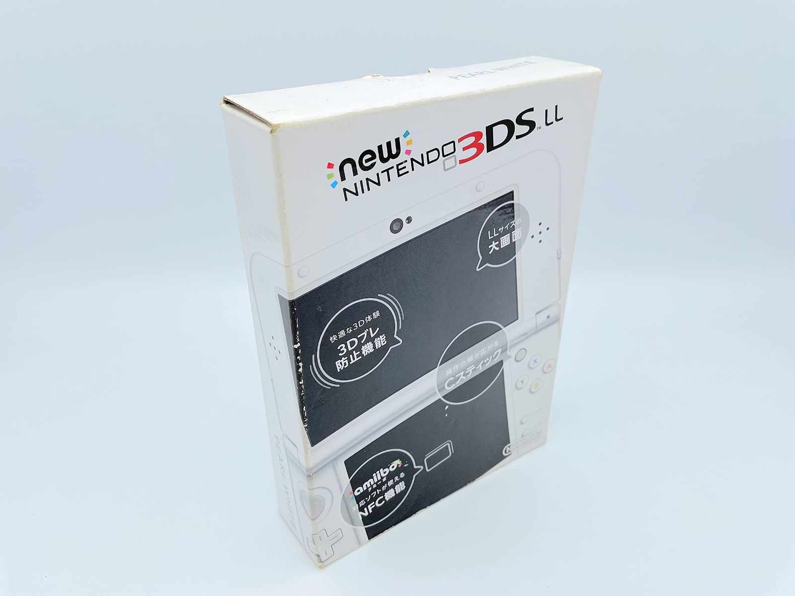 中古 箱付 完品 Nintendo 任天堂 Newニンテンドー3DS LL パール