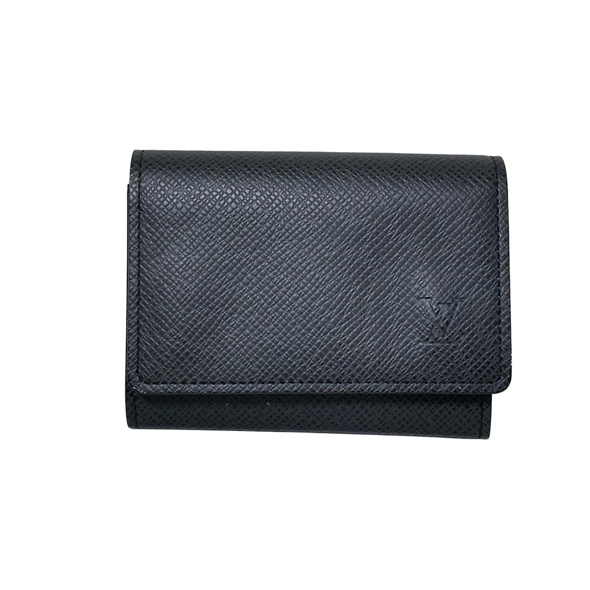 LOUIS VUITTON ルイヴィトン 名刺入れ タイガ アンヴェロップカルトドゥヴィジット M30922 アルドワーズ イニシャル刻印 レザー