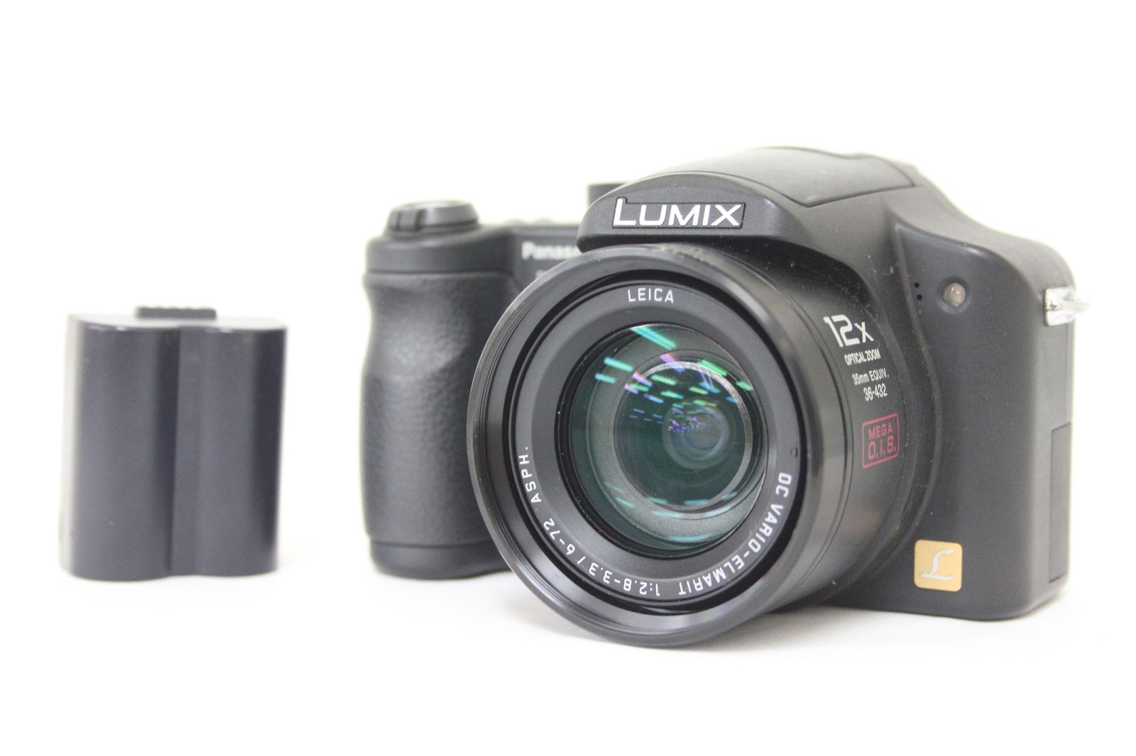 返品保証】 パナソニック Panasonic LUMIX DMC-FZ7 12x バッテリー付き 