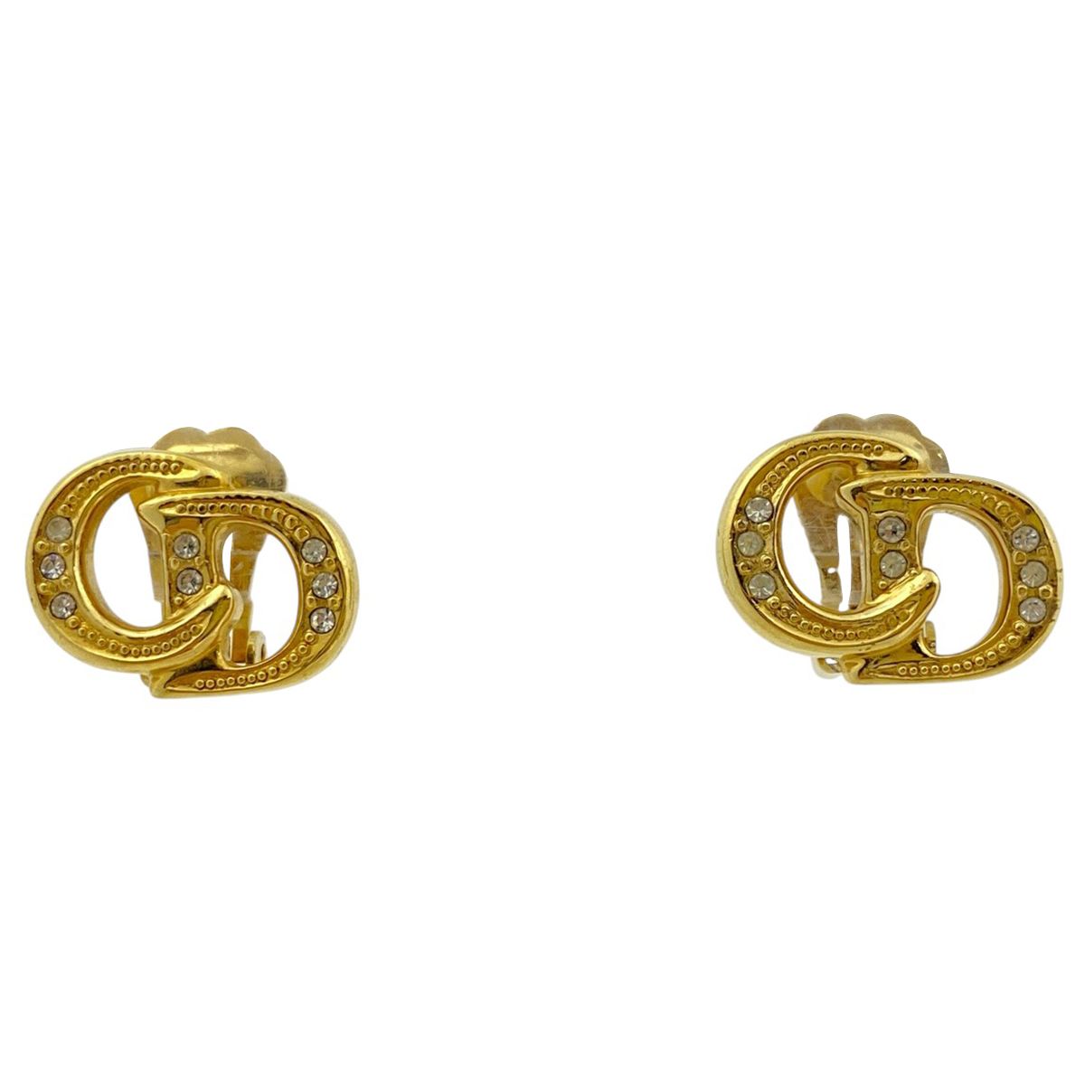 クリスチャンディオール Christian Dior ロゴ ラインストーン