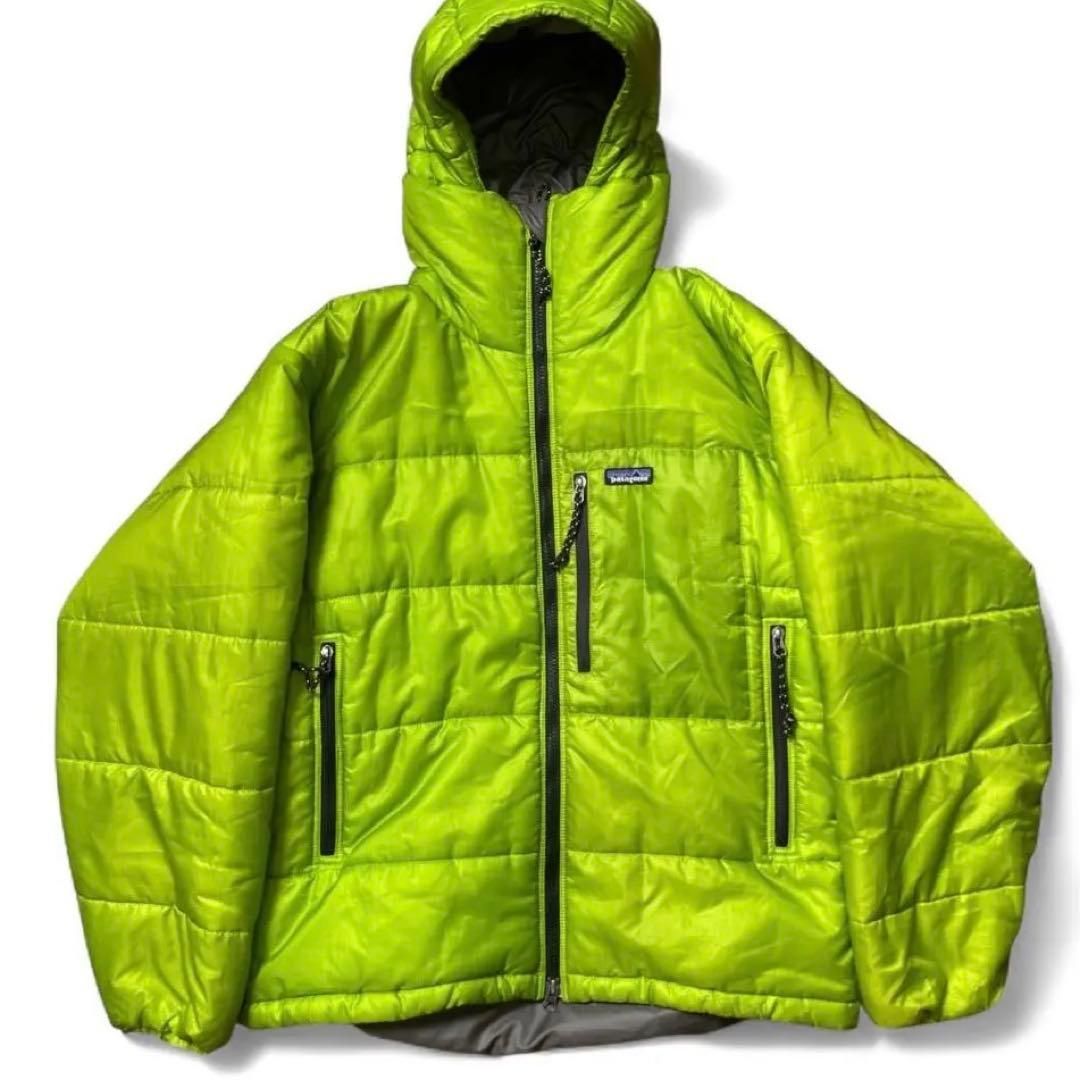 【リペア無し極美品】02年製　ダスパーカー　ゲッコーグリーン。サイズS 名作】パタゴニア Patagonia 02年製 2002 ダスパーカー ゲッコー