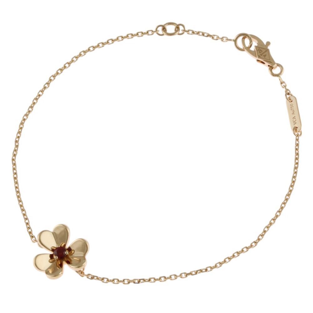 ヴァンクリーフ＆アーペル フリヴォル ブレスレット 18金 K18ピンクゴールド ルビー レディース Van Cleef - Arpels ヴァンクリーフ＆アーペル