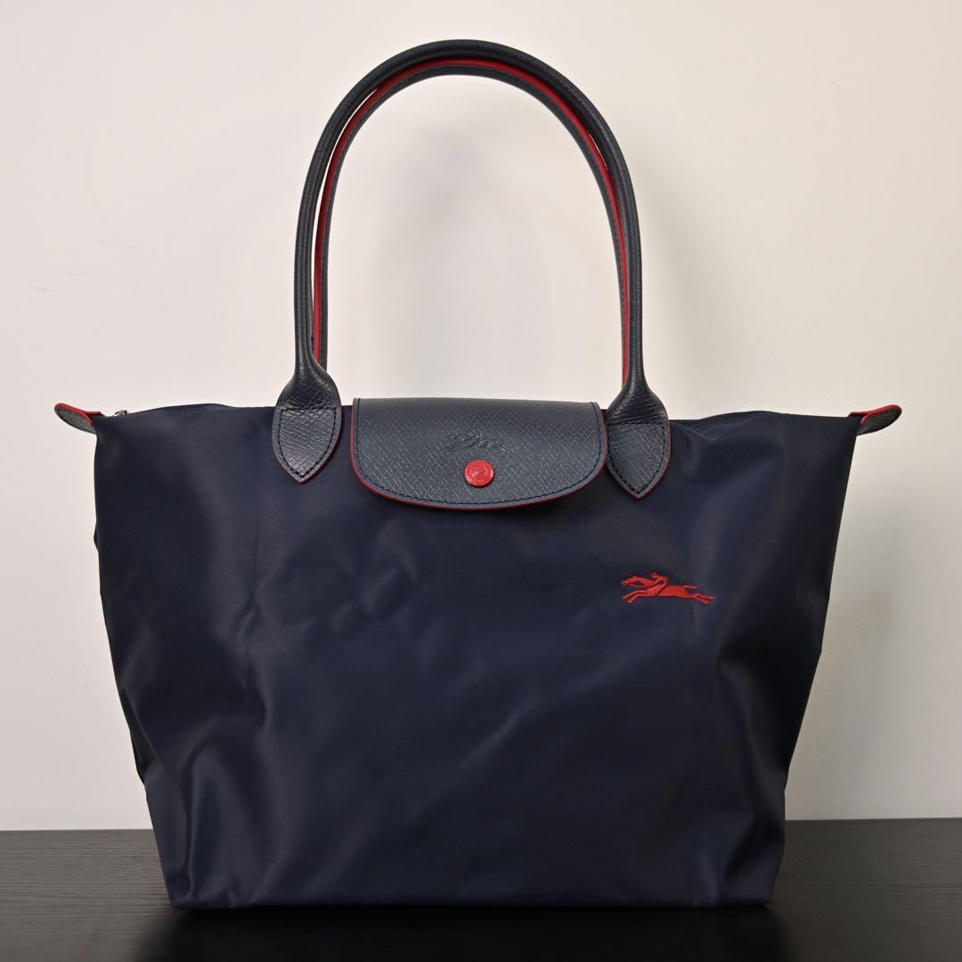 LONGCHAMP ル プリアージュハンドバッグ L サイズ ネイビー