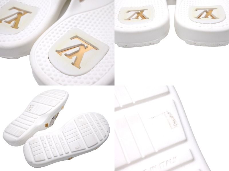 LOUIS VUITTON ルイヴィトン ビーチサンダル ラバー モノグラム マルチ