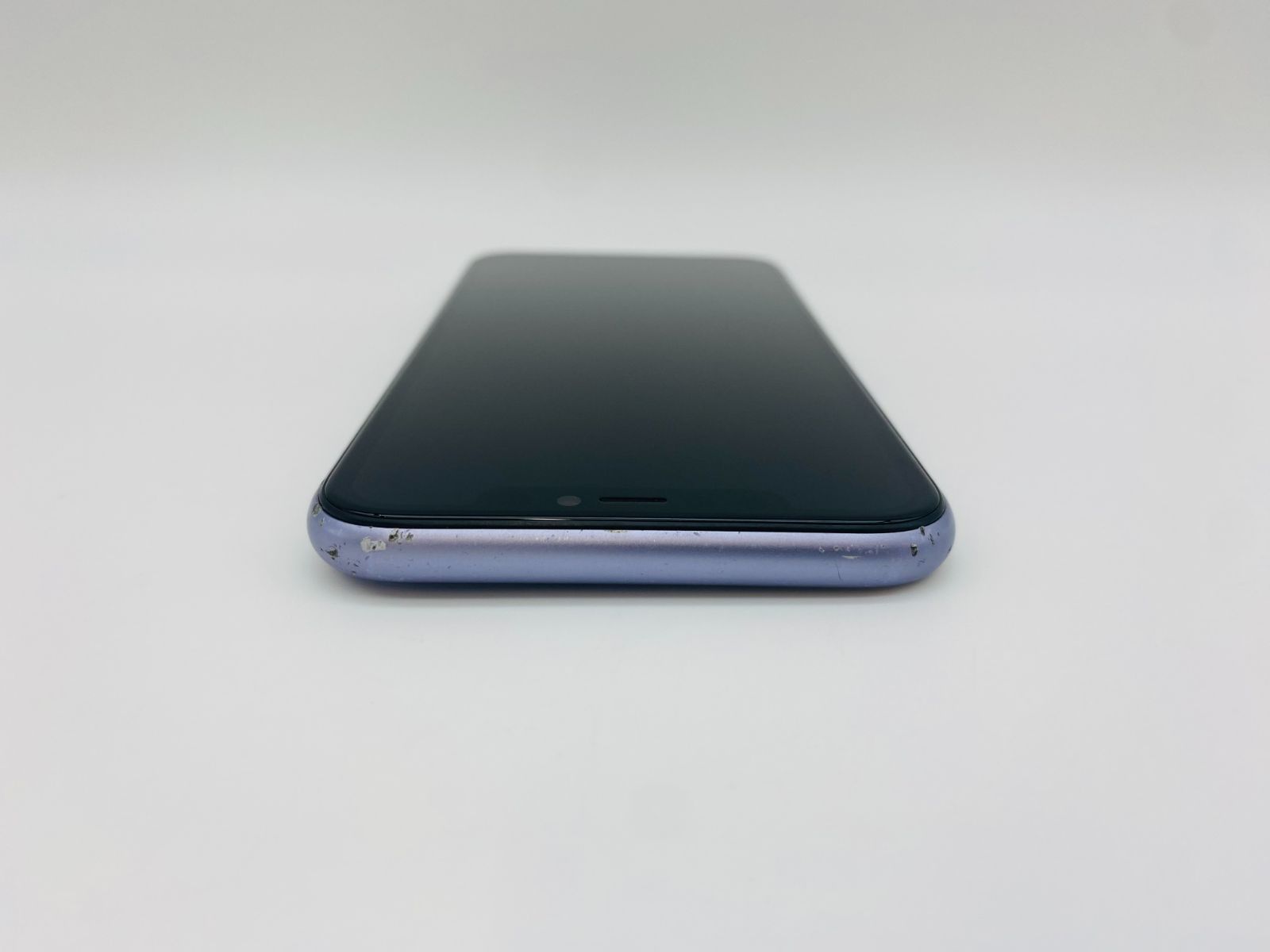 iPhone11 128GB パープル/シムフリー/新品バッテリー100％/極薄ケース