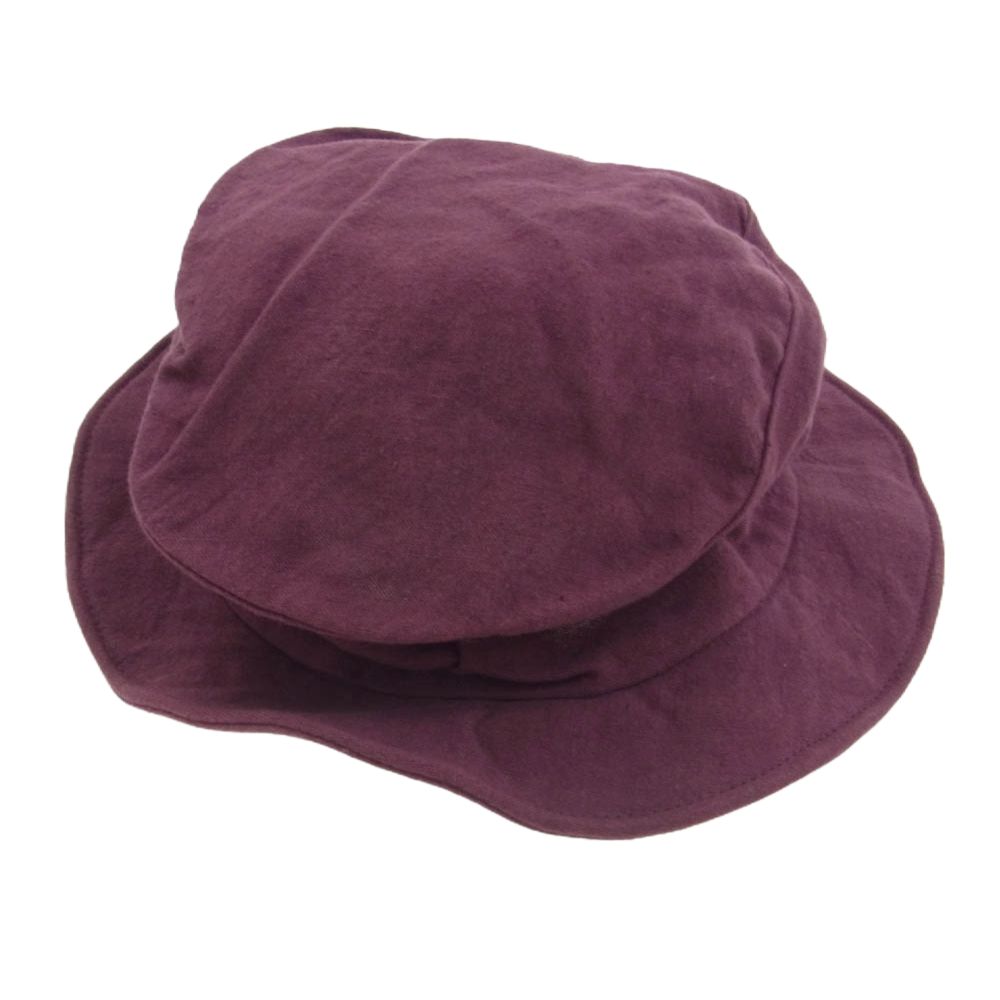 ジャンゴアトゥール Django Atour DG-15 linen hat シュバリエ リネン ハット 帽子 ワインレッド系 3【中古】