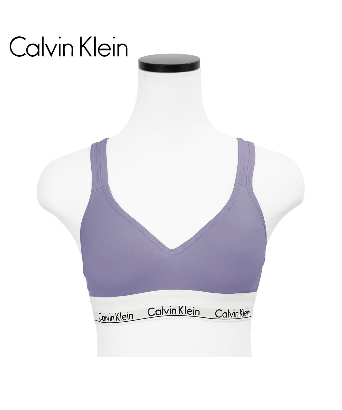 並行輸入 カルバンクライン Calvin Klein 下着 MODERN COTTON レディース ノンワイヤーブラ 506937 メール便 スプラッシュグレープ
