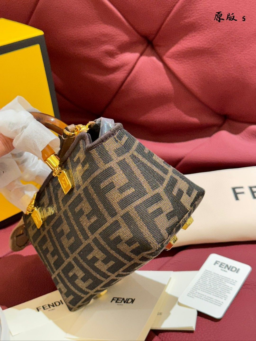 今日特価】FENDI Mini Top Handle Bag フェンディ ミニ トップ