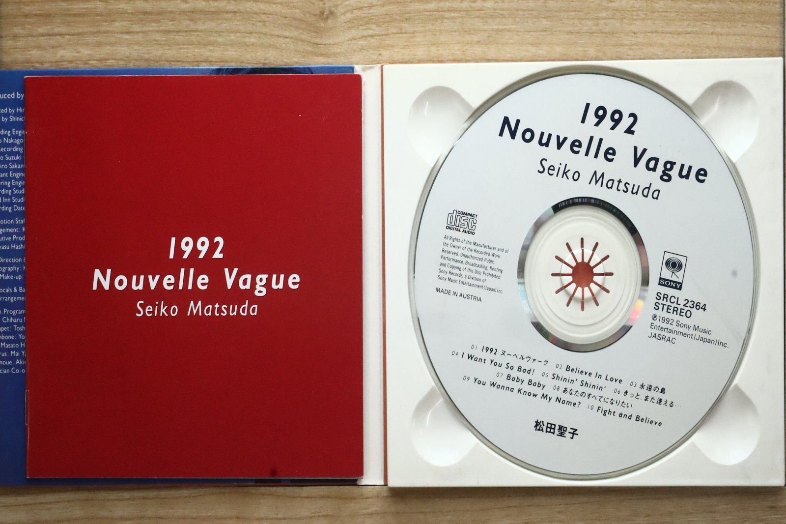 国内盤CD☆松田聖子/Seiko Matsuda□ 1992 Nouvelle Vague 【SRCL2364