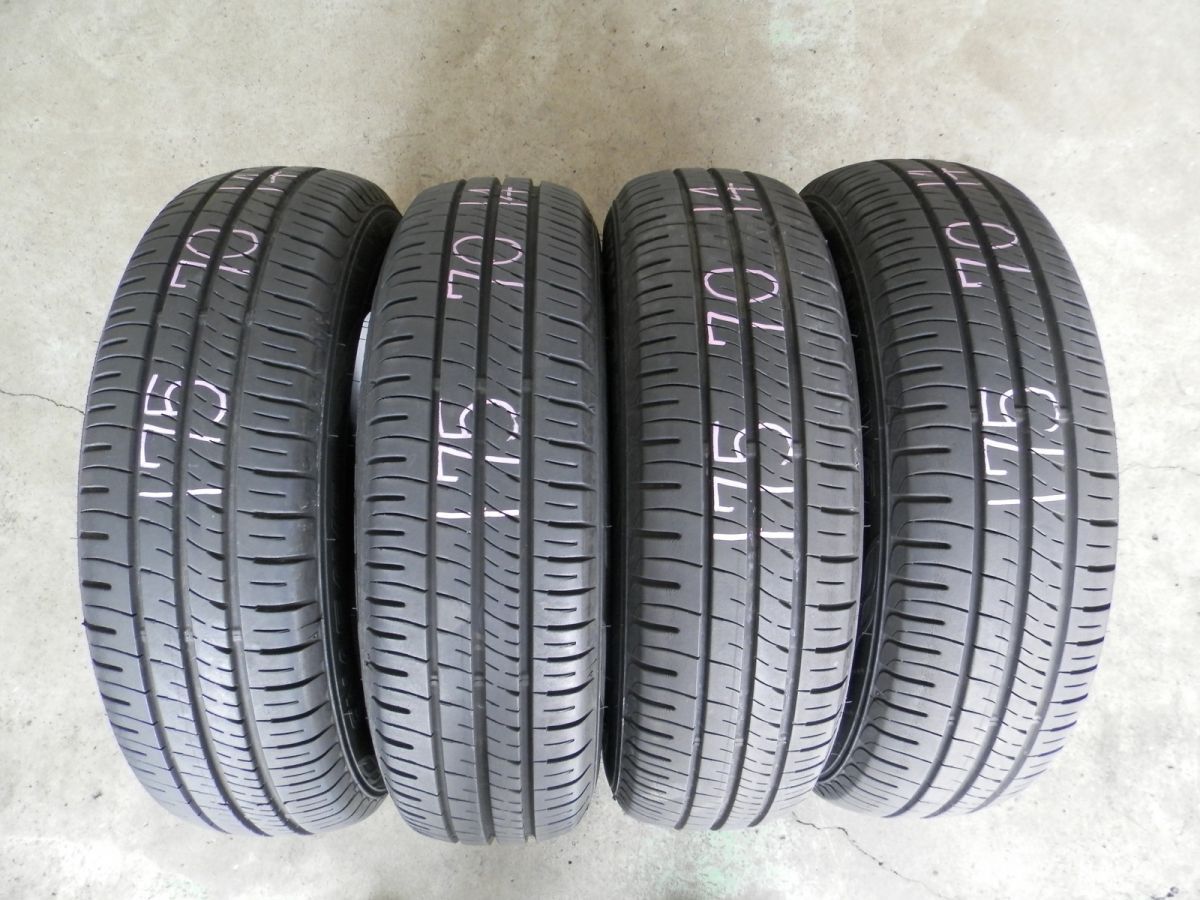 175 70R14 ダンロップ ENASAVE EC204 ラジアルタイヤ 4本SET 夏タイヤ