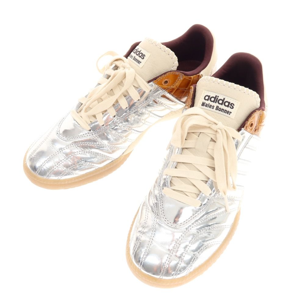 アディダス adidas × Wales Bonner スニーカー シルバー×ブラウン サイズ28.5cm メンズ