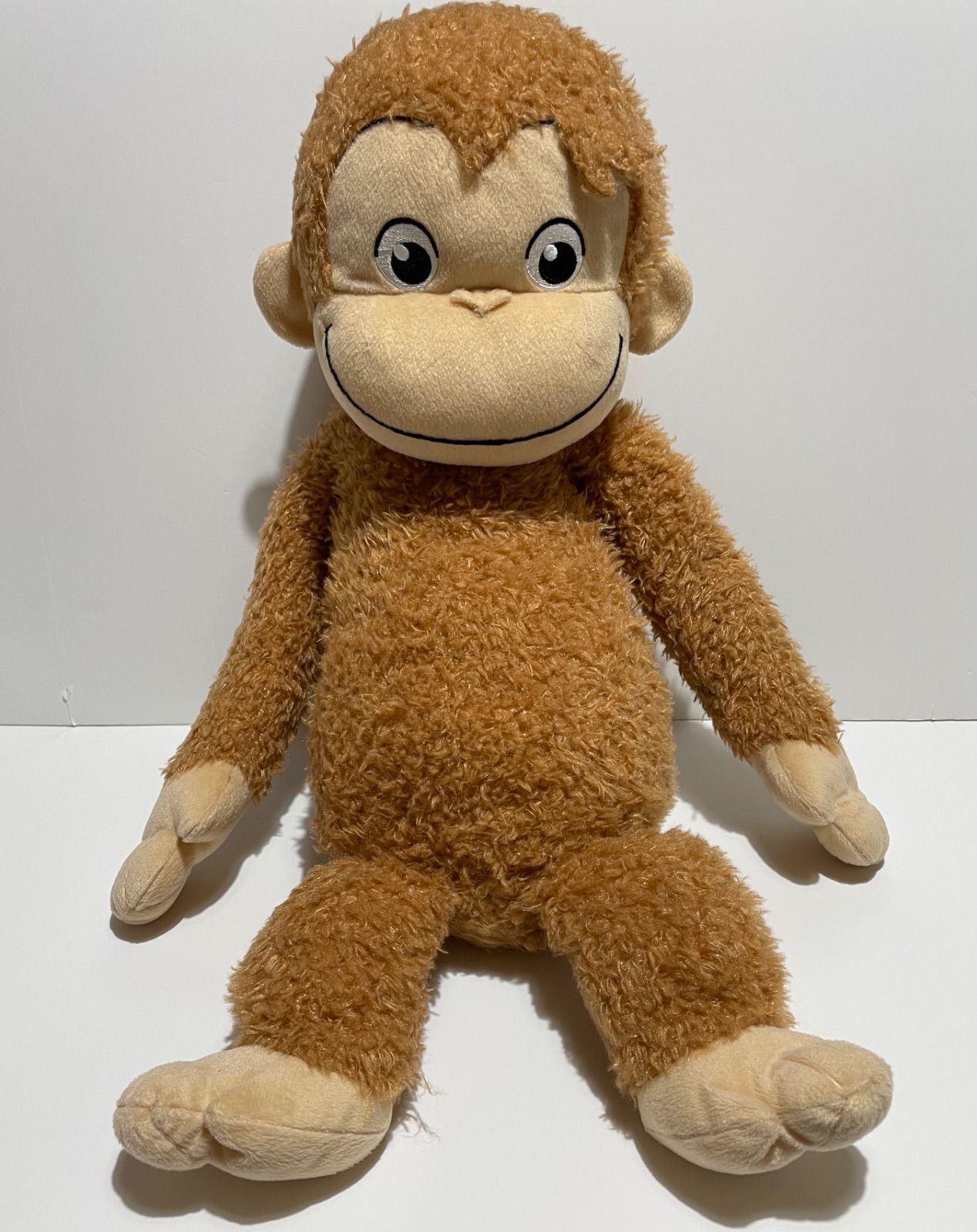 おさるのジョージ ギガジャンボ ペロリ ウインク ふわくる ぬいぐるみ