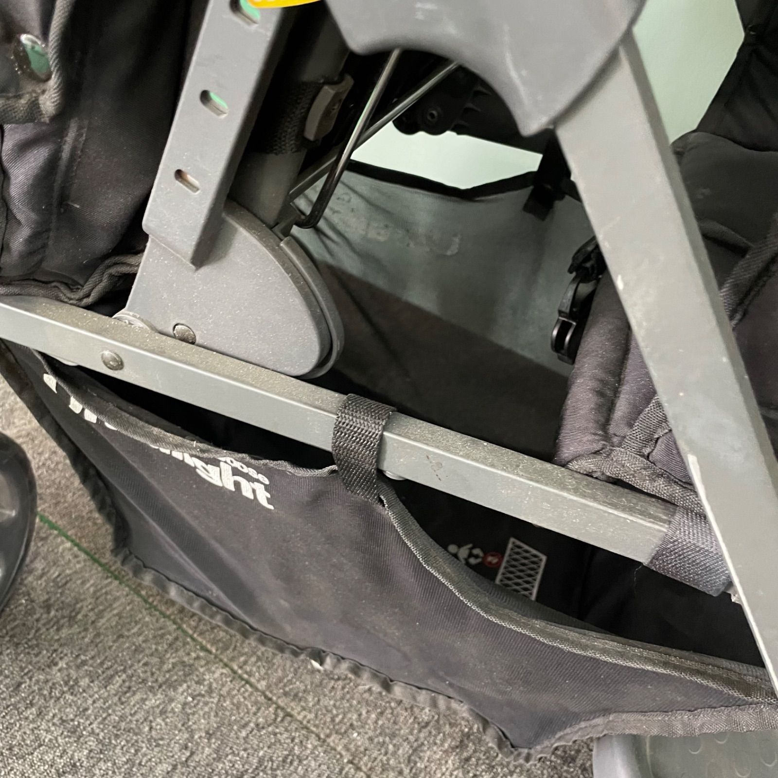 カブース ウルトラライト 二人乗りベビーカー リアシート レインカバー