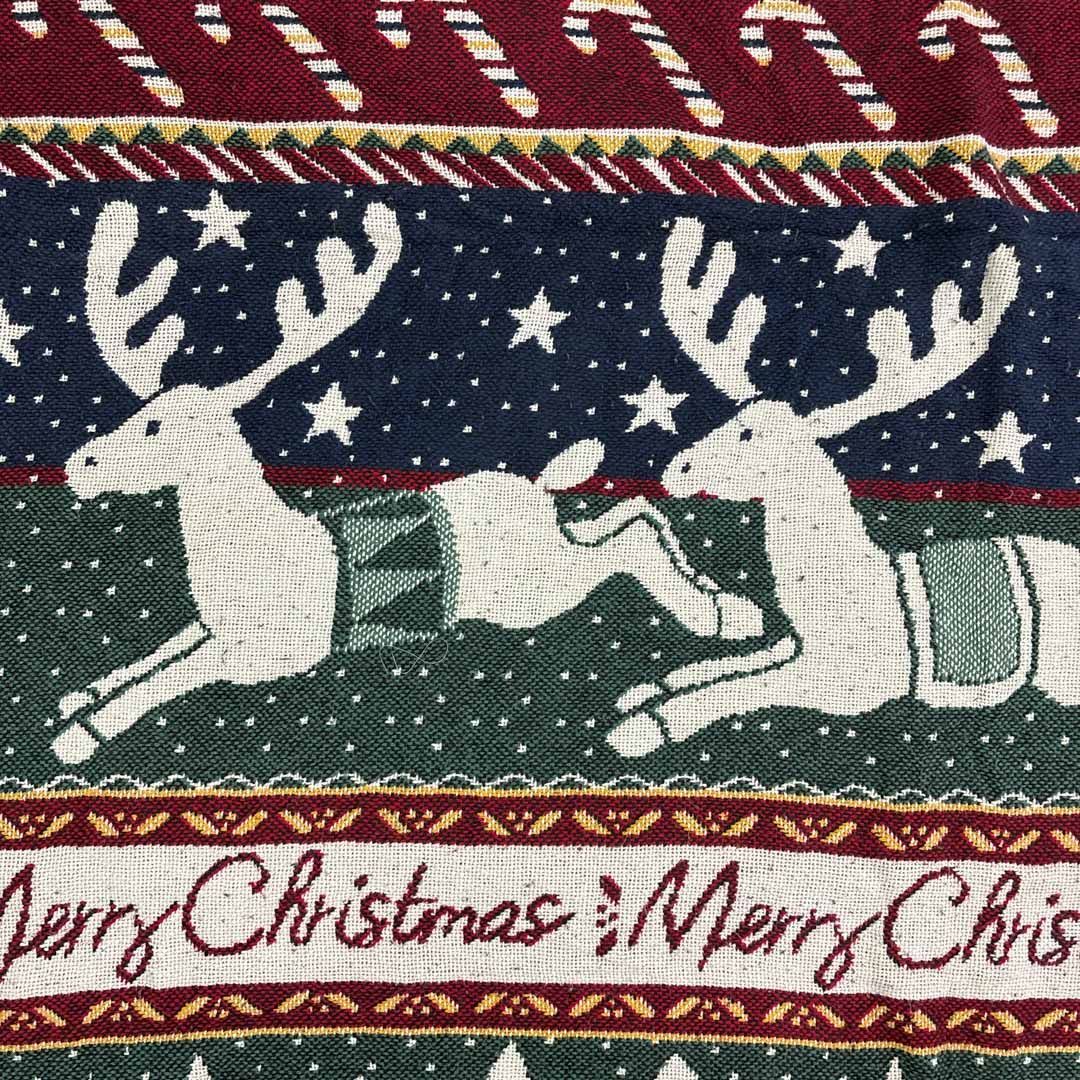 vintageラグ カーペット USA製 トナカイ クリスマス 2121 - メルカリ