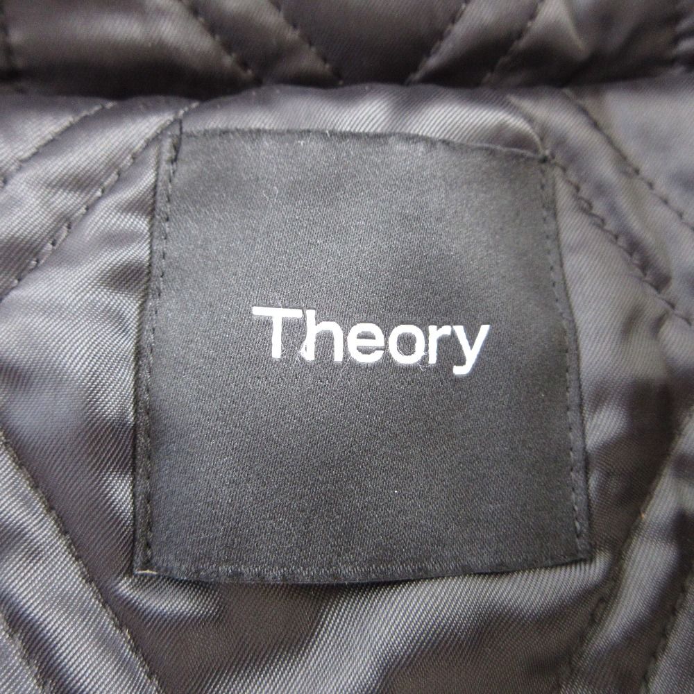 美品✨セオリー　Double Flannel Cropped Parka 美品 23AW Theory セオリー DOUBLE FLANNEL CROPPED PARKA