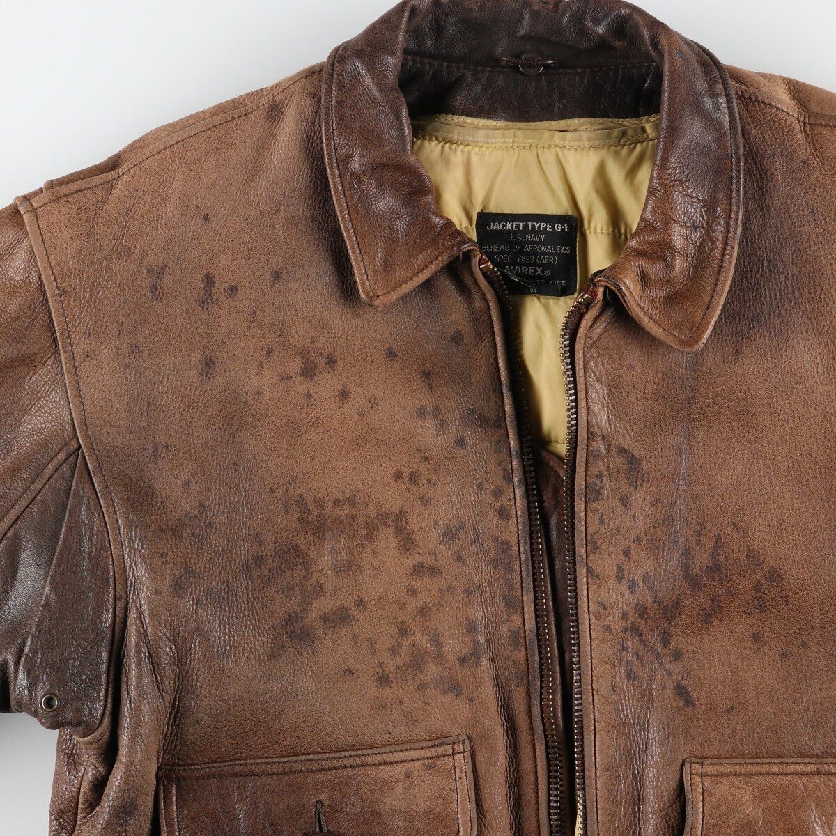 古着 アヴィレックス AVIREX G-1タイプ レザーフライトジャケット  