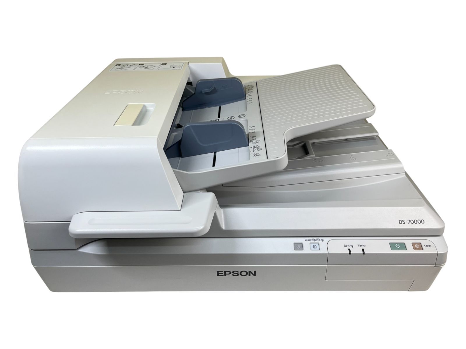 動作良好 EPSON エプソン DS-70000｜A3対応 両面スキャン対応 ADF フラットベッド搭載｜FB40 272枚 ADF183 332枚 片面187 655枚