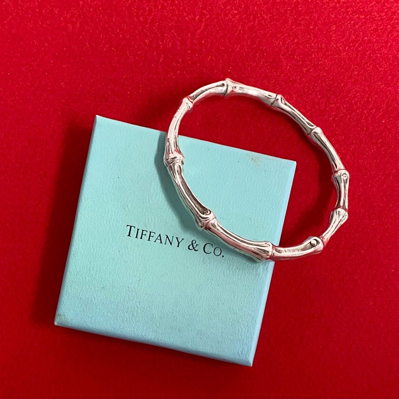 極 美品 希少品 TIFFANY&Co. ティファニー ヴィンテージ バンブー バングル シルバー925 ブレスレット アクセサリー シルバー メンズ  08421 - メルカリ