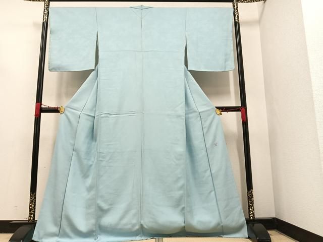 平和屋着物○京加賀友禅 百貫達雄監修 色無地 霞地紋 虹