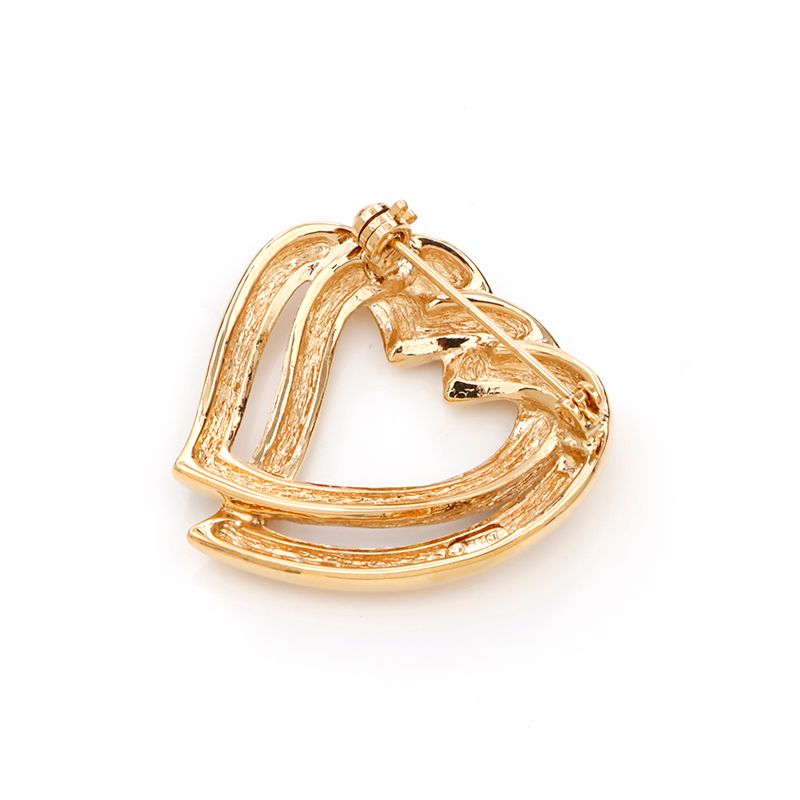 Christian Dior クリスチャンディオール ブローチ ハート - メルカリ