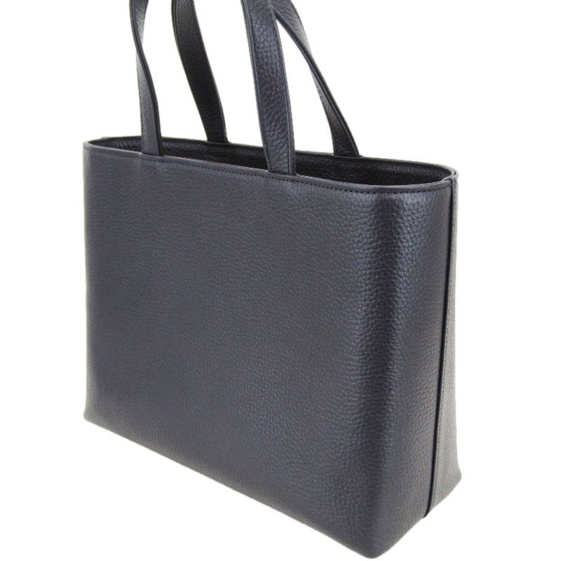 未使用✨HushTug ハッシュタグ　トートバッグ　姫路レザー　シボ革　ブラック HushTug レザートート ブラック 姫路レザー ハッシュタグ 未使用