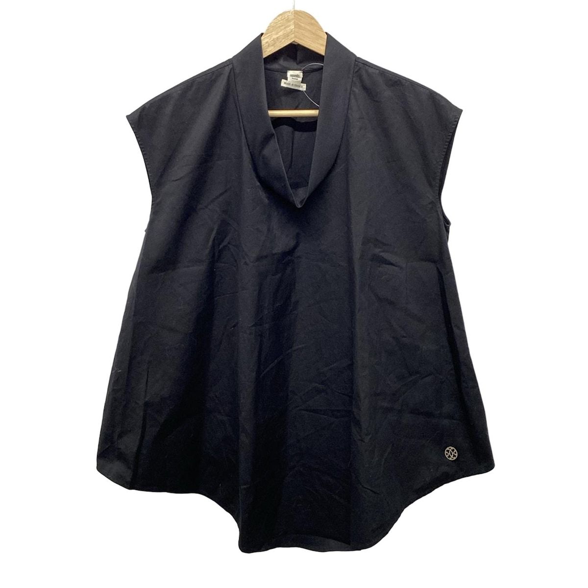 HERMES エルメス ノースリーブカットソー サイズ34 S レディース - 黒