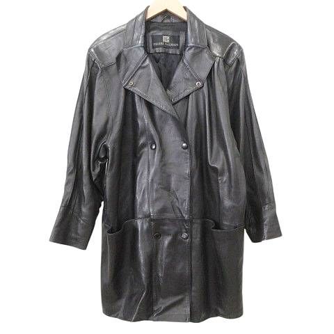 ピエールバルマン ラムレザー コート ジャケット 羊革 ピエール