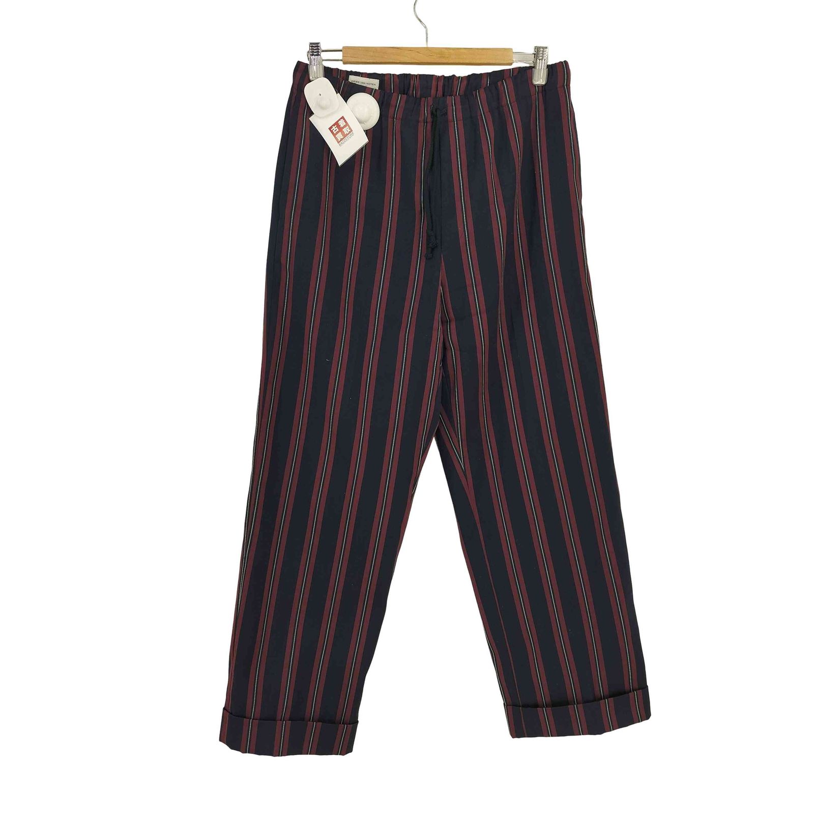 ドリスヴァンノッテン DRIES VAN NOTEN ストライプ ワイドイージーパンツ メンズ JPN：48 