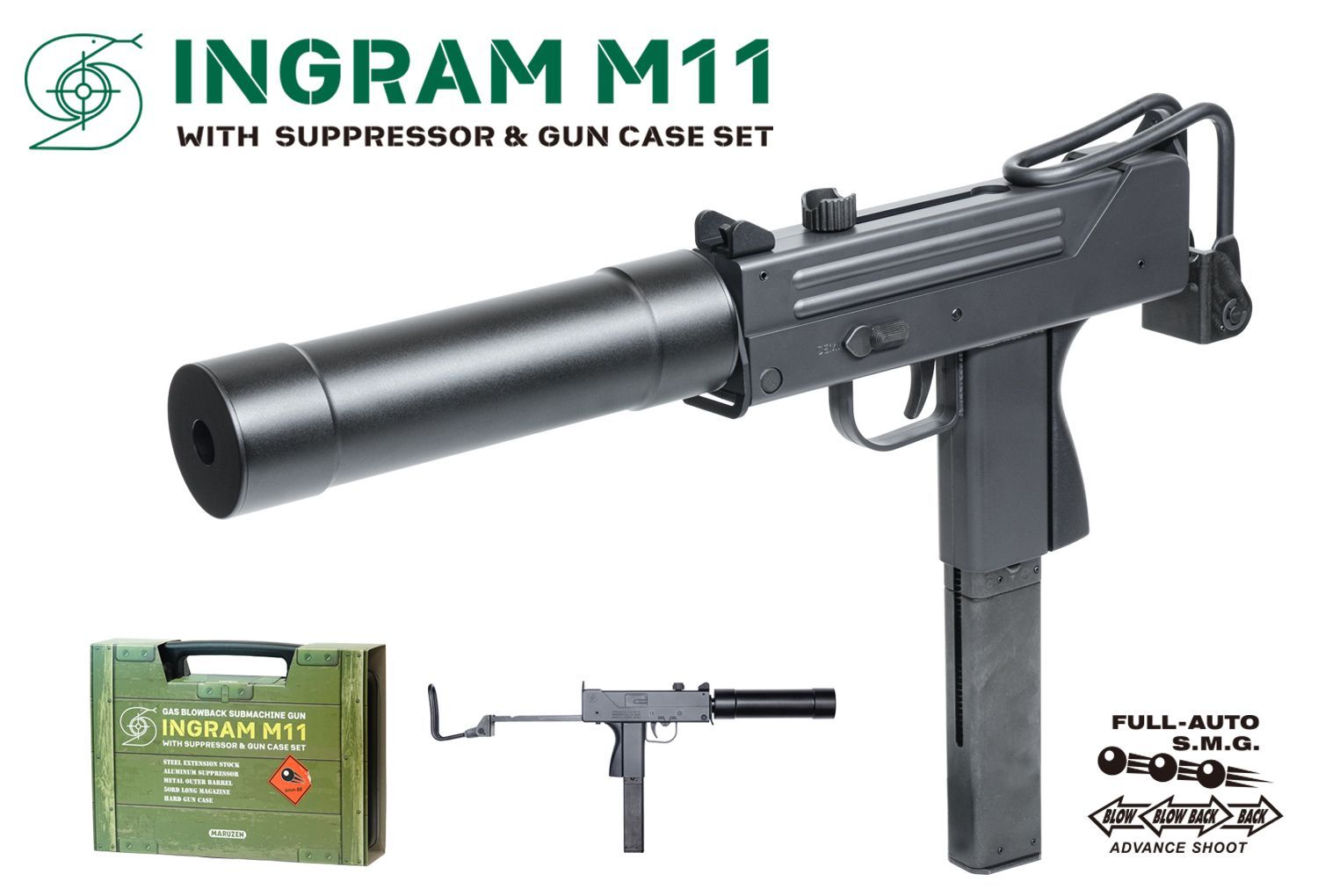CAWマイズファクトリーM11イングラムサプレッサー付モデルガン新品 有限会社マルゼン on X: 