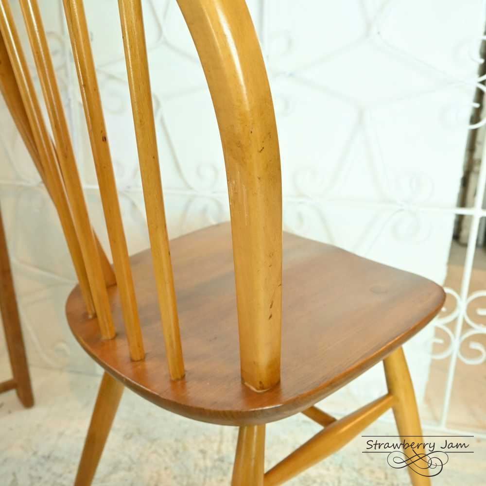 L3705-300-4 英国ヴィンテージ ERCOL アーコールチェア フープ