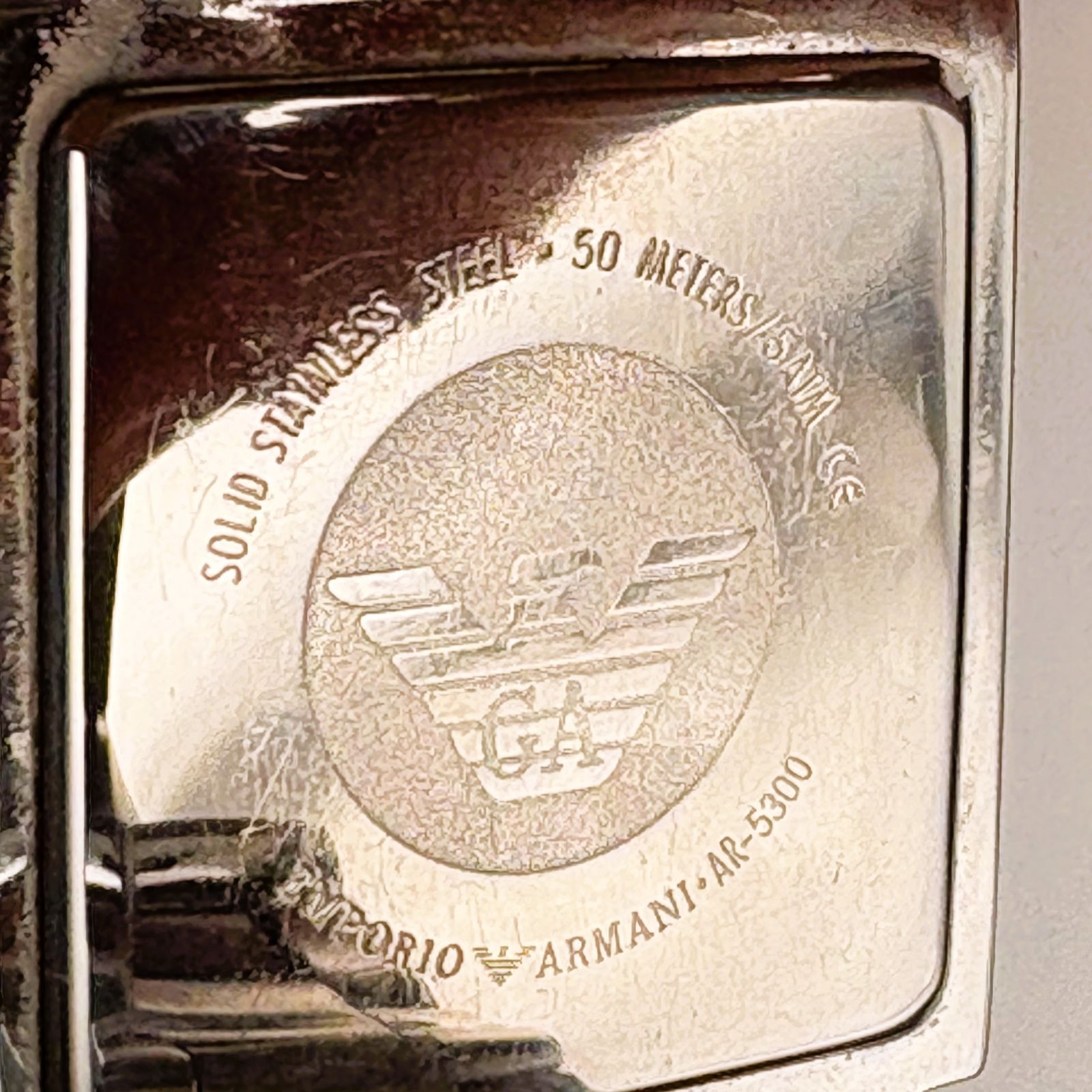 【稼働品・電池交換済】アルマーニ AR-5300 メンズ腕時計 美品 楽天市場】エンポリオアルマーニ EMPORIO ARMANI 時計 AR5300
