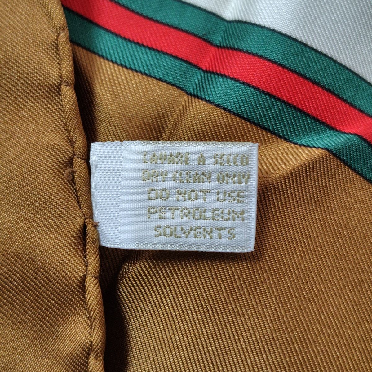 GUCCI - GUCCI(グッチ) スカーフ美品 - アイボリー×ブラウン
