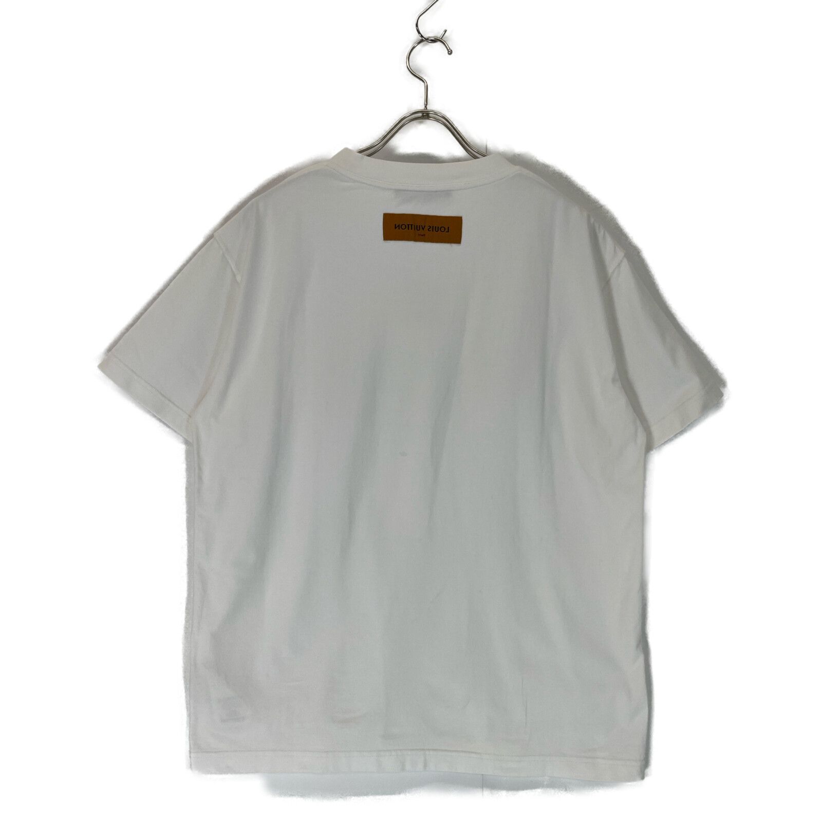 LOUIS VUITTON ルイヴィトン RM232Q DT3 23AW 白 ｴﾝﾎﾞｽLVﾛｺﾞTｼｬﾂ M 