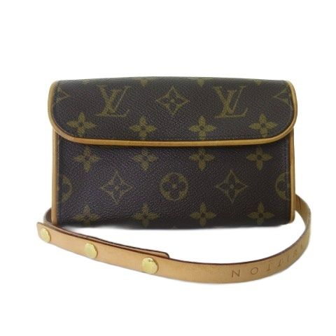 ルイヴィトン LOUIS VUITTON M51855 ポシェットフロランティーヌ ウエストバッグ ボディバッグ モノグラム ブラウン
