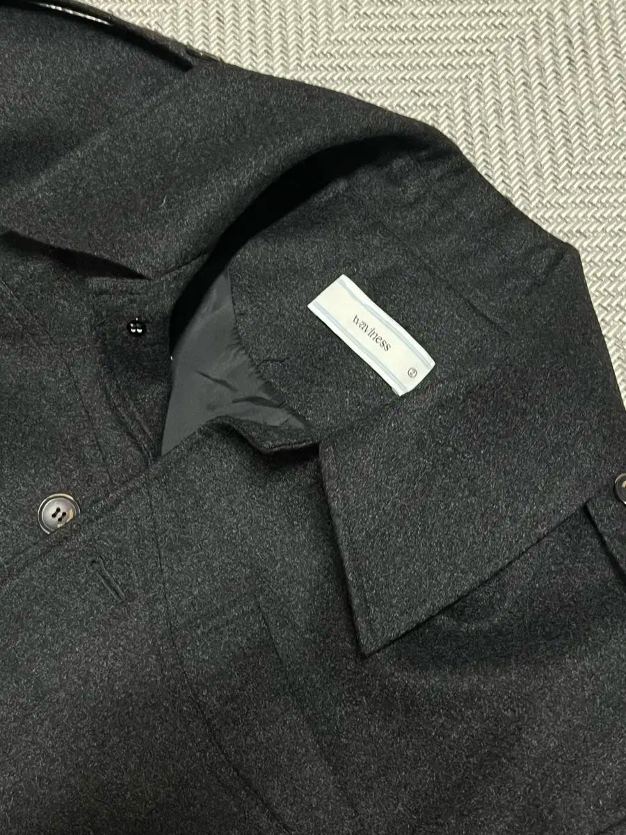 エパレット ブルゾン チャコール 2サイズ