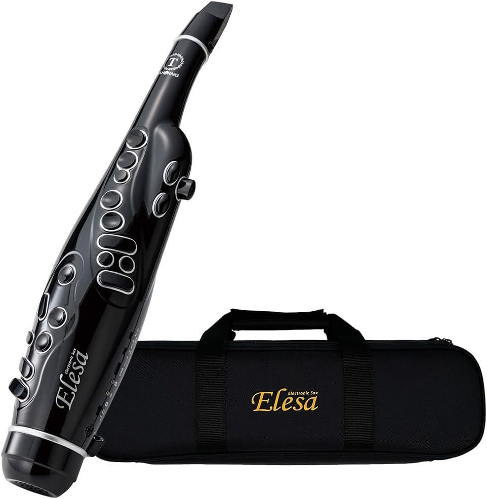 Amazonから発送 電子サックス Elesa10 エレサ TAHORNG タホーン ウインドシンセサイザー ELS10BK ブラック