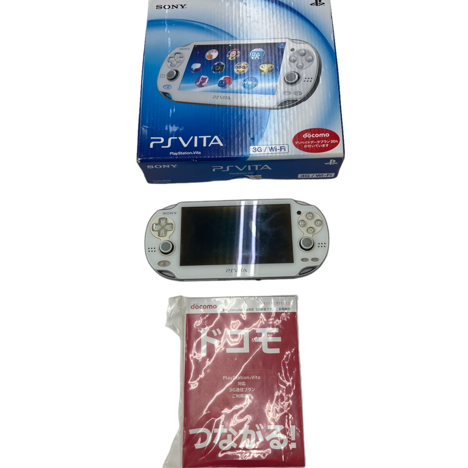 PSVITA pch-1100 ソフト他おまけ PlayStation Vita PCH-1100 傷多数あり 画面焼けあり【オマケ