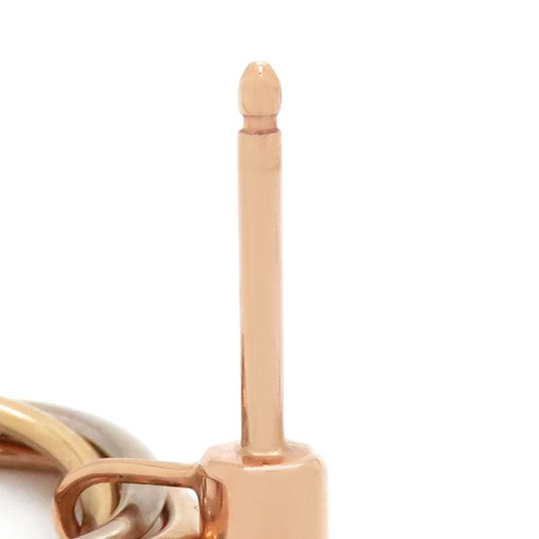 カルティエ Cartier ピアス トリニティ ダイヤ K18YG K18PG K18WG  