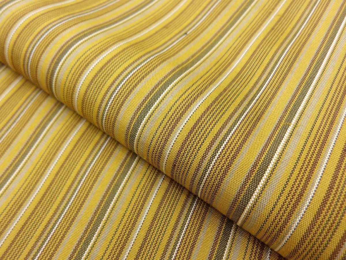 共感 P40559 本場 黄八丈紬 袷 ♥仕立上がり品 ｔ 素材