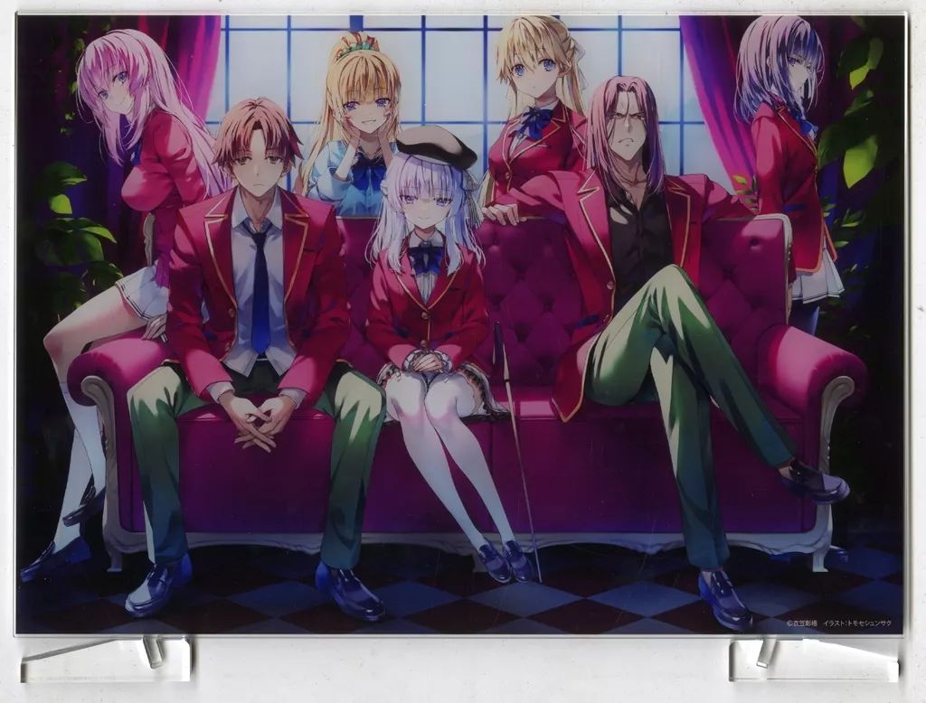 サイン入り】集合！ A4複製サイン入りアクリルパネル よう実 ニュース