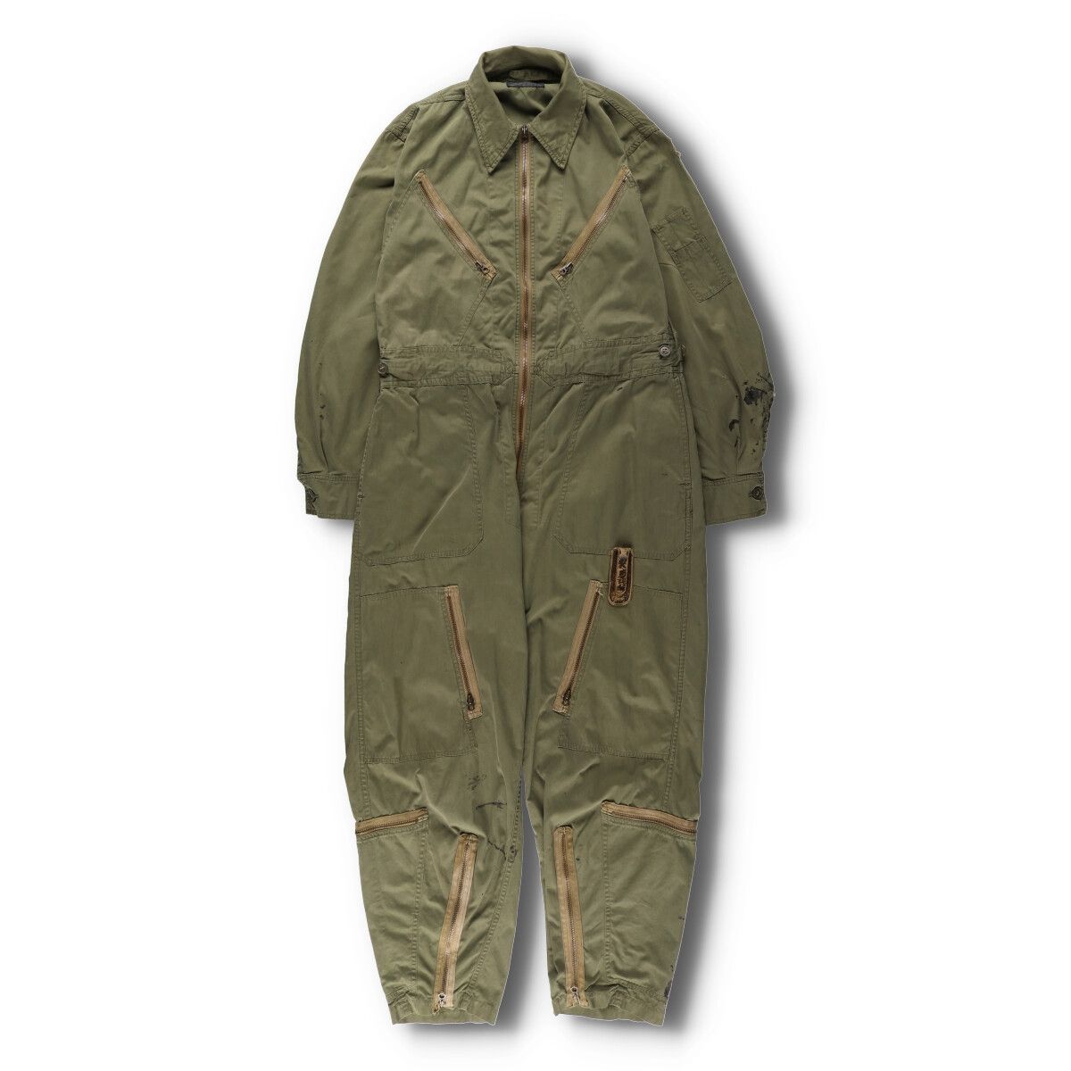 海外古着 ミリタリー 米軍 US NAVY つなぎ オールインワン 40XL. 古着 40年代 米軍実品 U.S.ARMY AIR FORCE TYPE K-1フライト