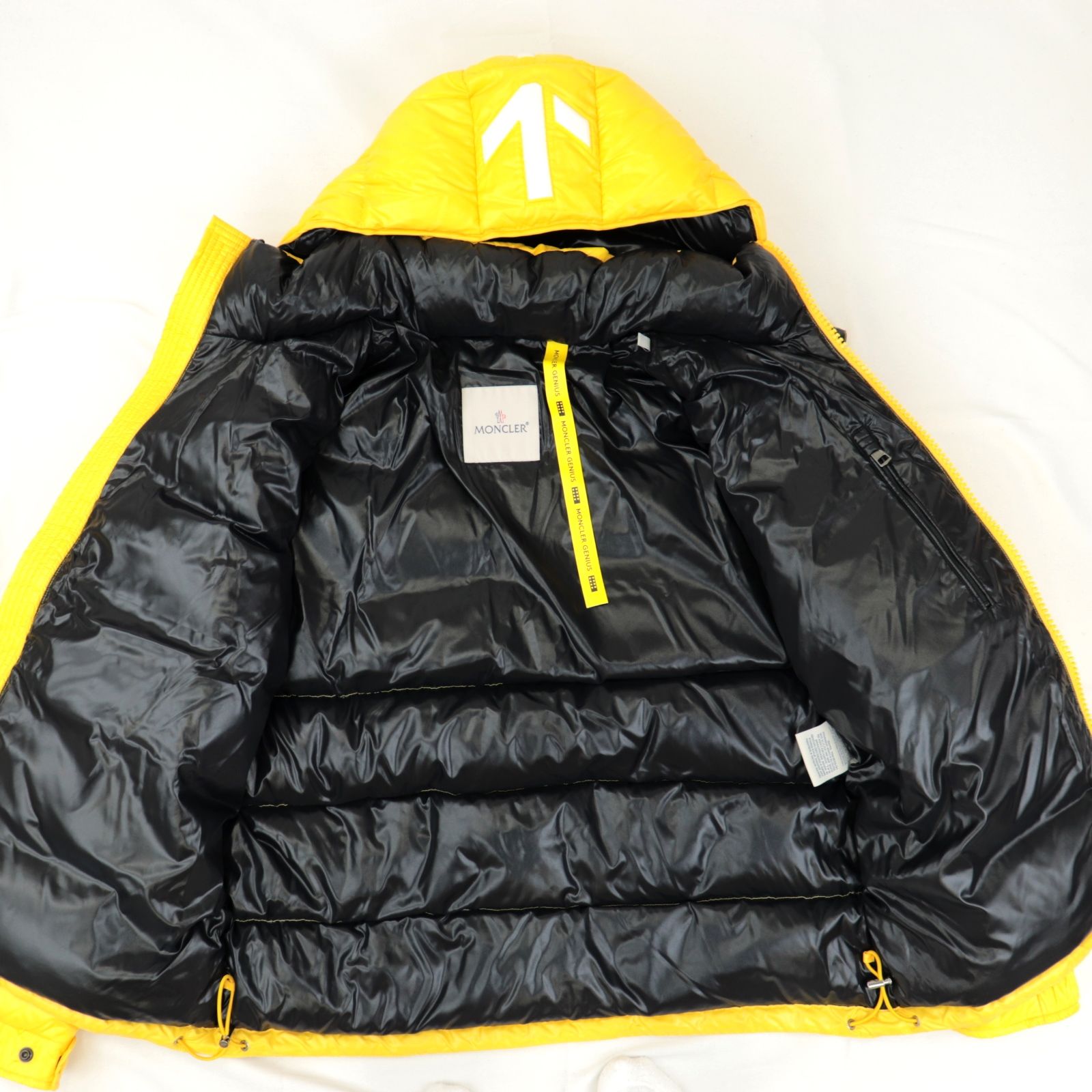 美品 モンクレール ジーニアス 19年 マヤ MAYA ダウンジャケット メンズ 黄色 2 HOUSE OF GENIUS MILANO  MONCLER GENIUS