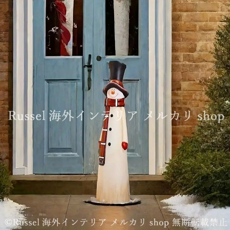 ★ かもめ★雪だるまーず★お家オブジェ★ガーデンオブジェ★ クリスマス雑貨 『オブジェ 雪だるま グレー CMG-24040GRY』 – Yuzawaya