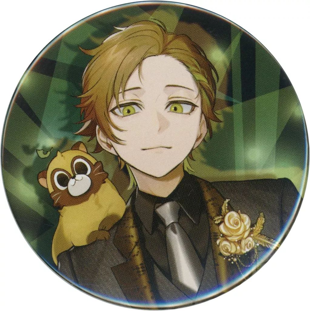 中古】バッジ・ピンズ うらたぬき(等身/JEWEL) 缶バッジ 「Uratanuki