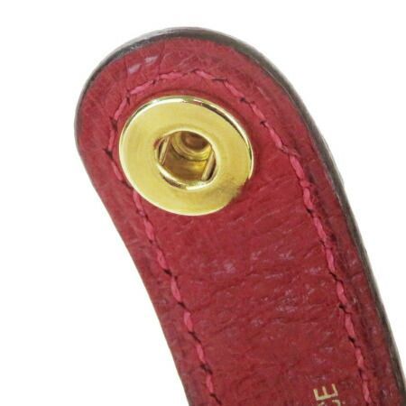 HERMES エルメス グローブホルダー ゴールドチェーン オーストリッチ