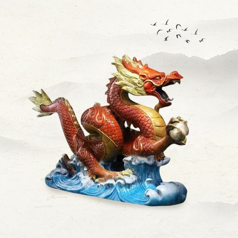 龍 ドラゴン 置物 開運 中国 レッドドラゴン 龍 ドラゴン 置物 開運 中国 レッドドラゴン