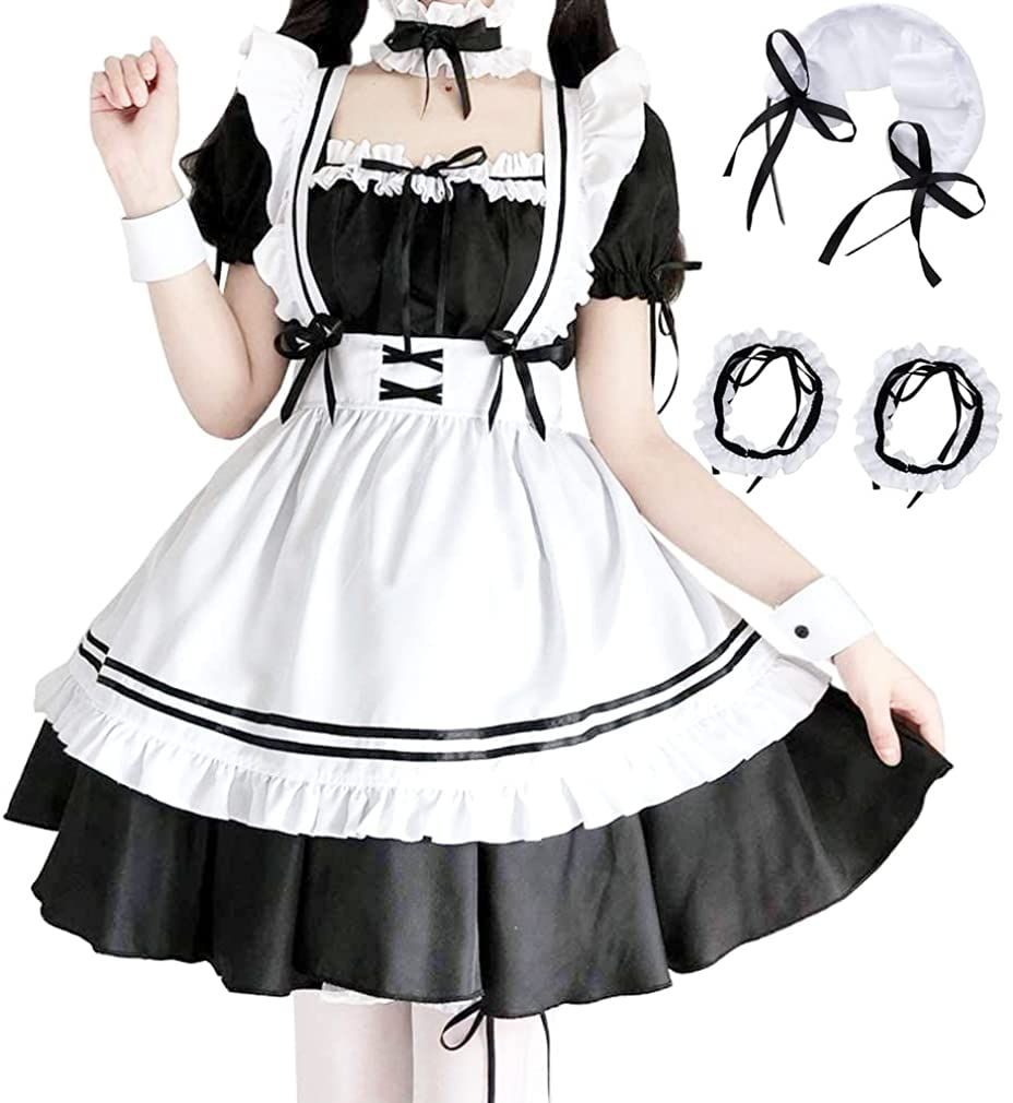 Amazon.co.jp: [尚基製造] メイド 服 ゴスロリ ウェイトレス