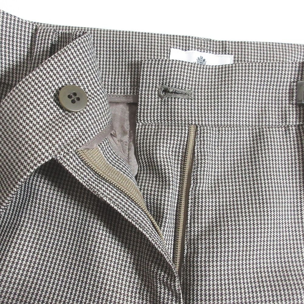 美品 OLD ENGLAND オールドイングランド 千鳥柄 ウールシルク