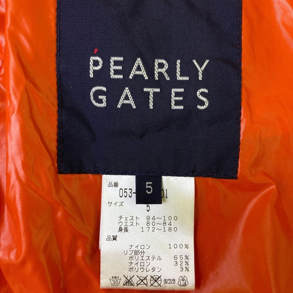 サイズ：5 PEARLY GATES パーリーゲイツ 2WAY 長袖スニードジャック